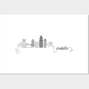 Charlotte City Signature Posters and Art